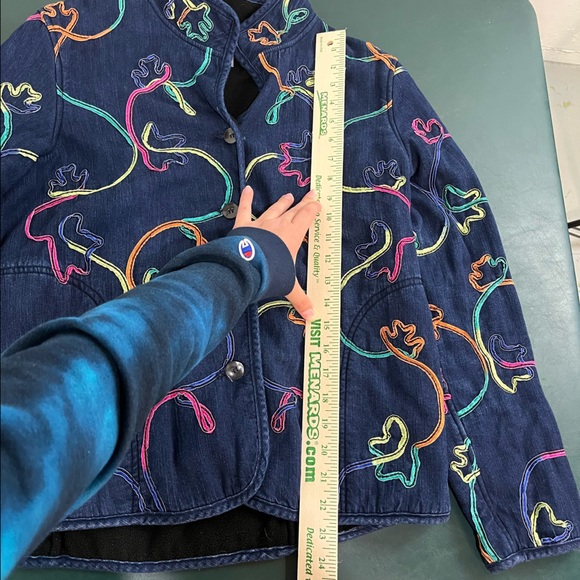 Koret S cotton polyester multicolor open jacket soft interior (399) - Picture 7 of 10